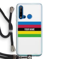 WK Wielrennen: Huawei P20 Lite (2019) Transparant Hoesje met koord