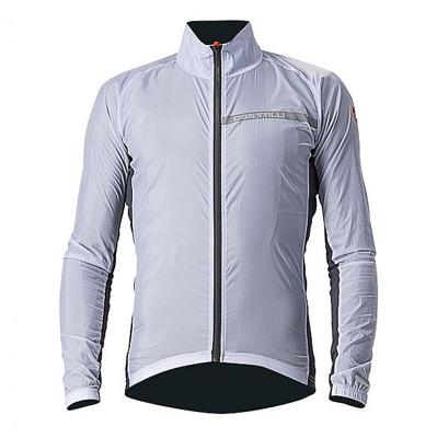 Castelli Squadra stretch fietsjack zilvergrijs heren