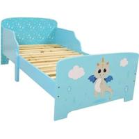 LEON THE DRAGON Bed met lattenbodem 140 x 70 cm voor kinderen