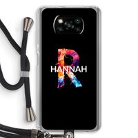Abstract Spectrum: Xiaomi Poco X3 Pro Transparant Hoesje met koord