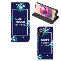 Xiaomi Redmi Note 10 4G | 10S | Poco M5s Design Case Flowers Blue DTMP