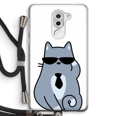 Cool cat: Honor 6X Transparant Hoesje met koord