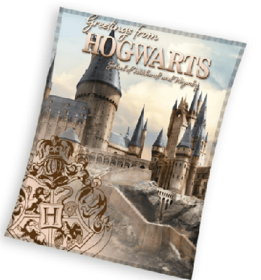Harry Potter fleeceplaid beige 130x160cm Harry Potter fleeceplaid beige 130x160cm