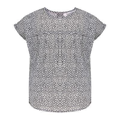Frankie & Friends Meisjes shirt - Bumblebee - Print wit/zwart