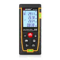 SNDWAY dubbele horizontale Bubble meetzoeker Laser afstand meter bereik hand gereedschap apparaat SW-TG50