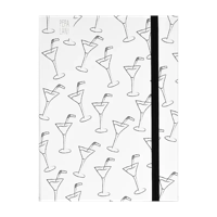Pepa Lani Notitieboek A5 Black & White Cocktail Hour