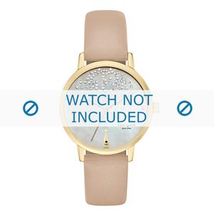 Horlogeband Kate Spade New York KSW1015 Leder Roze 16mm