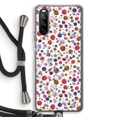Planets Space: Sony Sony Xperia 10 III Transparant Hoesje met koord