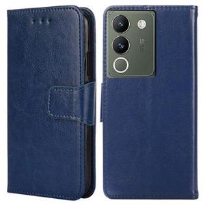 vivo V29e Wallet Case met Magnetische Sluiting - Blauw