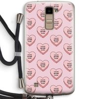 Chicks before dicks: LG K10 (2016) Transparant Hoesje met koord