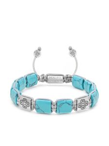 Nialaya Jewelry bracelet The Dorje Flatbead Collection - Bleu