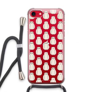 Uilen: iPhone SE 2020 Transparant Hoesje met koord