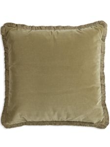 Soho Home coussin en coton 65x65cm à design carré - Vert