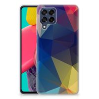 Samsung Galaxy M53 TPU Hoesje Polygon Dark