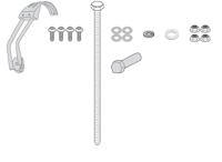 GIVI Bevestigingskit RM02 spatbord, Kettingbeschermer en voor de moto, RM5137KIT