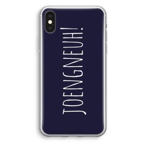 Joengneuh!: iPhone XS Transparant Hoesje