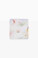 rechthoekige foulard charms - BROWN - U