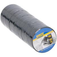 Kinzo isolatie tape - 18 mm x 10 meter - 20x rollen - Isolerende tape - zwart