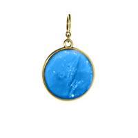 Qoss Kettinghanger Sylvia 35 mm Blauw | Goud