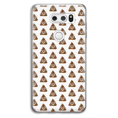 Poop emoji: LG V30 Transparant Hoesje