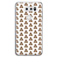 Poop emoji: LG V30 Transparant Hoesje