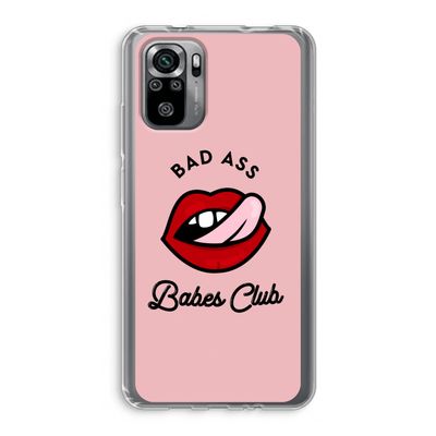 Badass Babes Club: Xiaomi Redmi Note 10S Transparant Hoesje