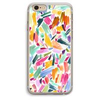 Watercolor Brushstrokes: iPhone 6 Plus / 6S Plus Transparant Hoesje