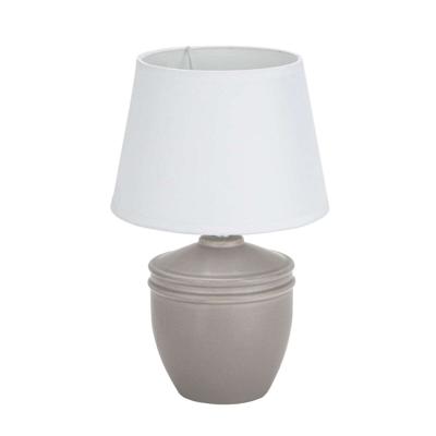 Bureaulamp Versa Aurelia Grijs Katoen Keramisch 40 W 20 x 31,5 cm