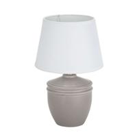 Bureaulamp Versa Aurelia Grijs Katoen Keramisch 40 W 20 x 31,5 cm