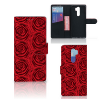 Xiaomi Note 8 Pro Hoesje Red Roses - thumbnail