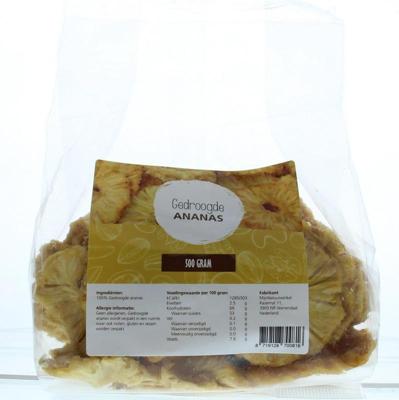 Ananas ringen gedroogd 500 Gram