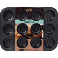 La Cucina muffinvorm 12vaks anti aanbak 35x26.5x3.5cm - thumbnail
