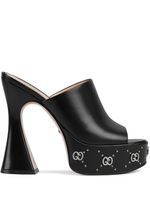 Gucci GG 115mm platform mules - Noir - thumbnail