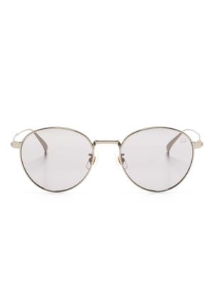 Dunhill lunettes de soleil à monture ronde - Or