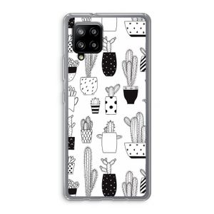 Cactusmotief: Samsung Galaxy A42 5G Transparant Hoesje