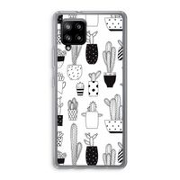 Cactusmotief: Samsung Galaxy A42 5G Transparant Hoesje