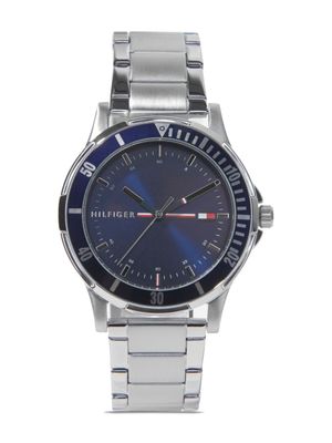 Tommy Hilfiger Junior montre Uhren Analog en acier inoxydable - Bleu