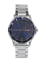 Tommy Hilfiger Junior montre Uhren Analog en acier inoxydable - Bleu