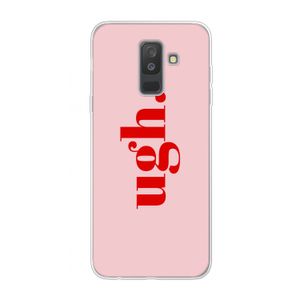 Ugh: Samsung Galaxy A6 Plus (2018) Transparant Hoesje