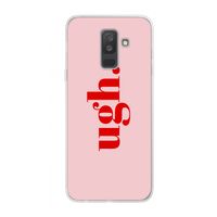 Ugh: Samsung Galaxy A6 Plus (2018) Transparant Hoesje Ugh: Samsung Galaxy A6 Plus (2018) Transparant Hoesje