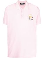 DSQUARED2 polo à logo appliqué - Rose