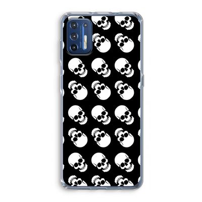 Musketon Skulls: Motorola Moto G9 Plus Transparant Hoesje