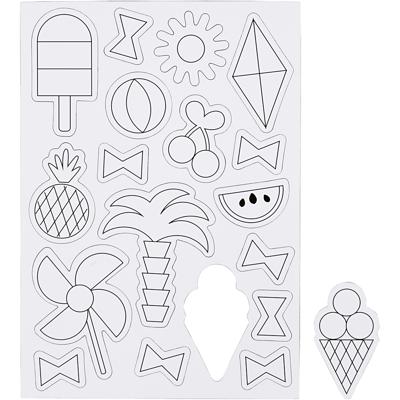 Creativ Company Kleur je eigen magneten - zomer