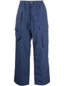 Y-3 pantalon ample à poches cargo - Bleu