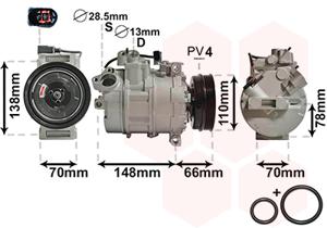 Van Wezel Airco compressor 0300K226