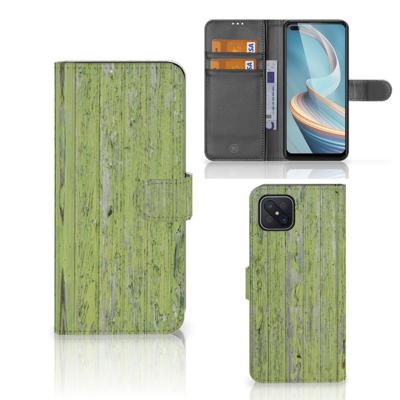 OPPO Reno4 Z | Book Style Case | Green Wood