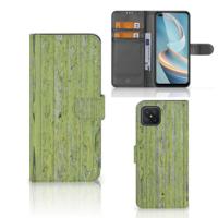 OPPO Reno4 Z | Book Style Case | Green Wood