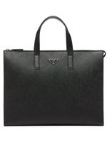 Prada sac en cuir Saffiano - Noir