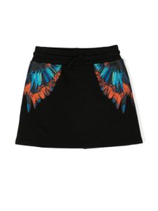 Marcelo Burlon County Of Milan Kids minijupe à imprimé Travel Wings - Noir