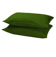 Slaaptextiel Lino Kussenslopen Groen (set van 2)